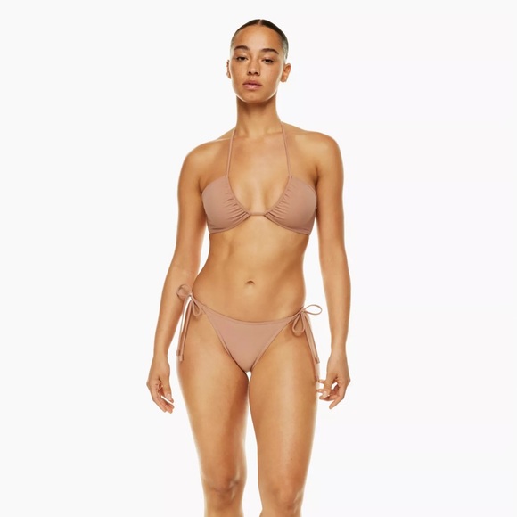 Aritzia Babaton String Bikini in Epicurean Brown XS - Picture 2 of 3